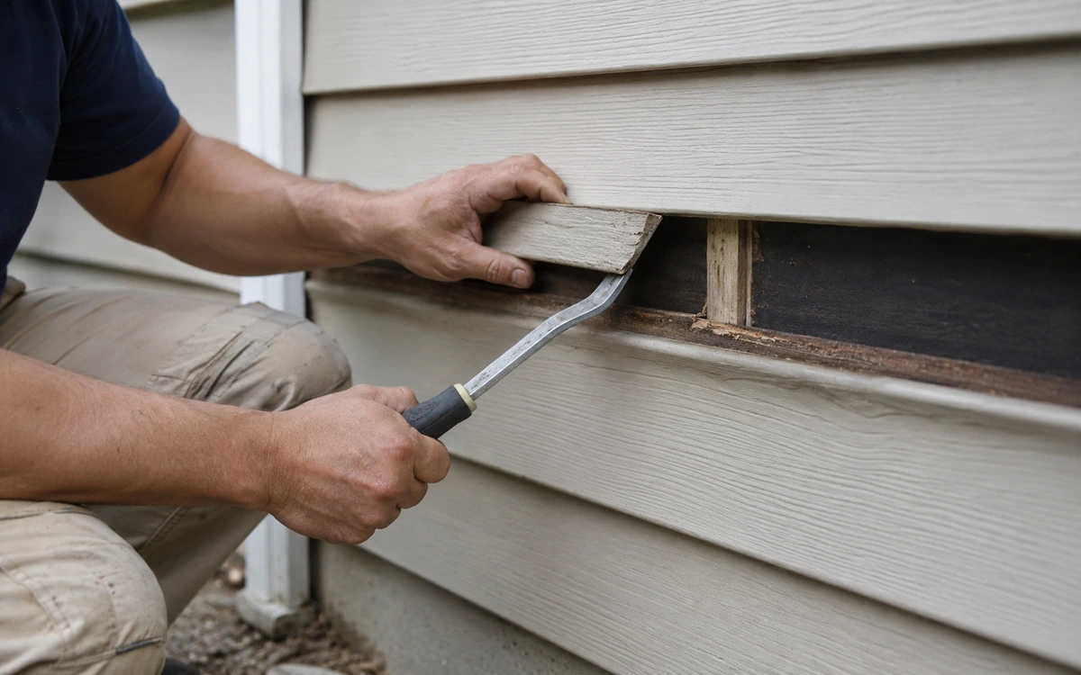 Fiber cement siding repair contractor